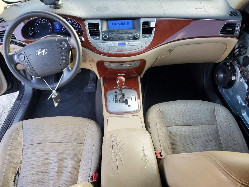 2013 Hyundai Genesis VIN KMHGC4DD5DU246515 COPART salvage auction — REAR END, Fl - Cert Of Title Slvg Rebuildable, sold $375 on 2026-07-21 (photo 8)