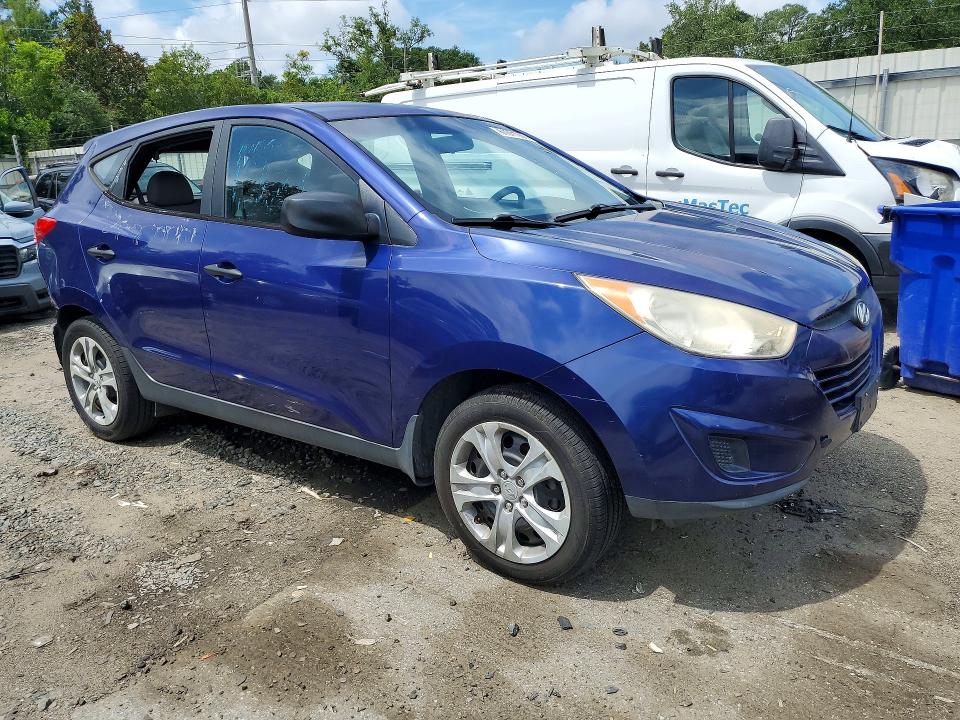 2011 Hyundai Tucson VIN KM8JT3AB6BU265199 COPART salvage auction — REAR END, GA - CERT OF TITLE-SALVAGE (P), sold $1,650 on 2026-07-20 (photo 4)