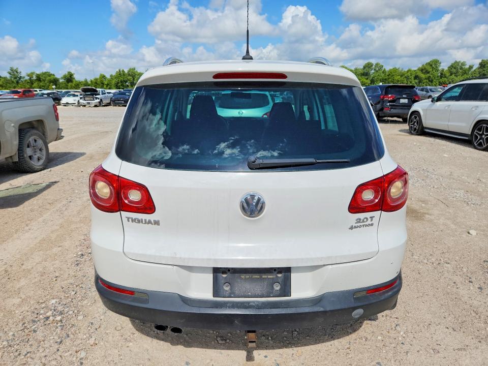 2009 Volkswagen Tiguan VIN WVGBV75N39W521811 COPART salvage auction — NORMAL WEAR, TX - CERT OF TITLE-REBUILT SALVAGE, sold $825 on 2026-07-14 (photo 6)