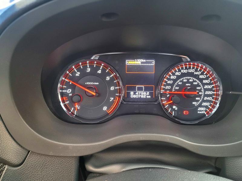 2020 Subaru Wrx VIN JF1VA1A63L9807890 COPART salvage auction — MINOR DENT/SCRATCHES, On - Permit Rebuilt - Unfit (P), sold $4,350 on 2026-07-21 (photo 8)