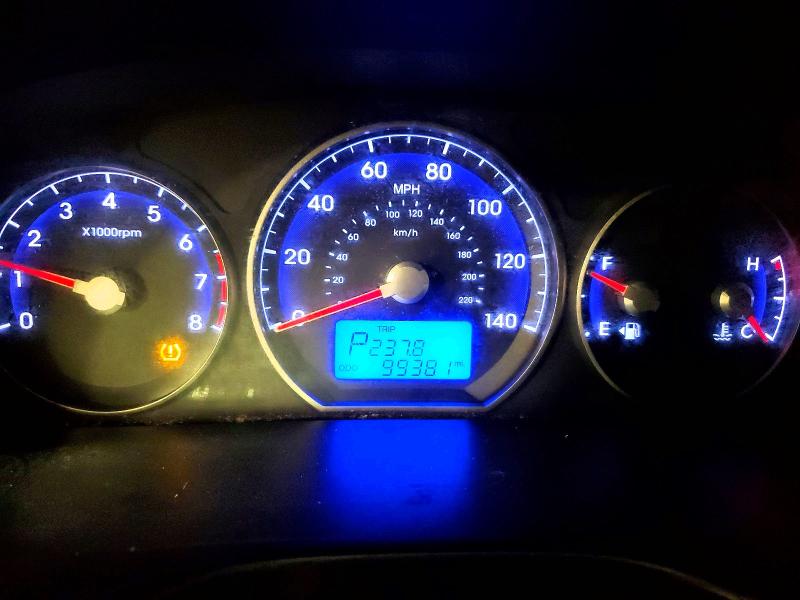 2011 Hyundai Santa fe VIN 5XYZGDAB9BG020089 COPART salvage auction — FRONT END, Pa - Certificate Of Salvage, sold $1,100 on 2026-07-24 (photo 9)