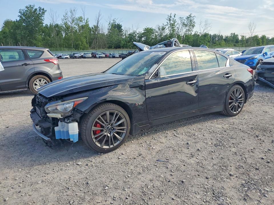 2018 Infiniti Q50 VIN JN1FV7AR3JM480808 COPART salvage auction — FRONT END, Ny - Mv-907A Salvage Certificate, sold $3,050 on 2026-07-20 (photo 1)