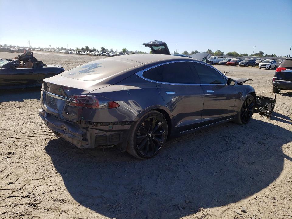 2021 Tesla Model s VIN 5YJSA1E26MF418222 COPART salvage auction — FRONT END, Ca - Salvage Certificate, sold $12,500 on 2026-09-03 (photo 3)