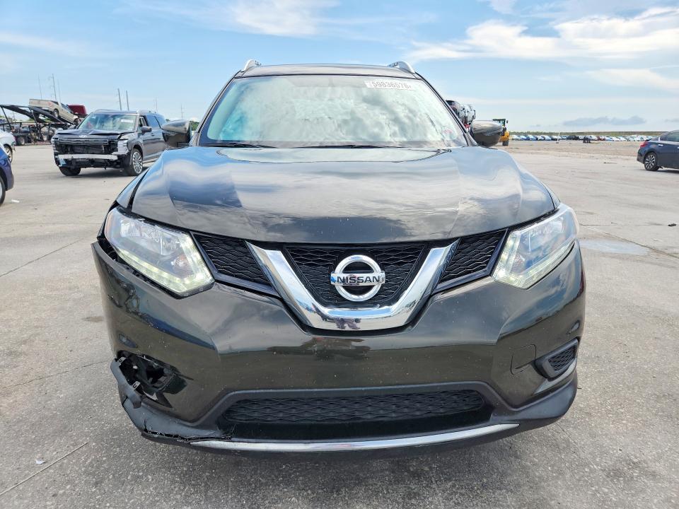 2016 Nissan Rogue VIN KNMAT2MT1GP707444 COPART salvage auction — SIDE, LA - CERT OF TITLE-SALVAGE, sold $775 on 2026-07-22 (photo 5)