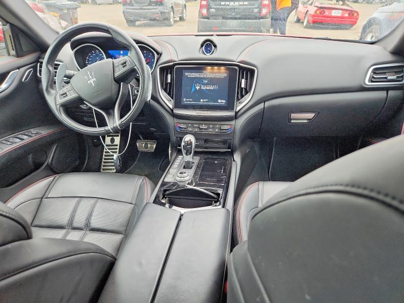 2018 Maserati Ghibli VIN ZAM57YTS0J1278529 COPART salvage auction — FRONT END, Qc - Gravement Accidente, sold $11,600 on 2026-08-04 (photo 8)