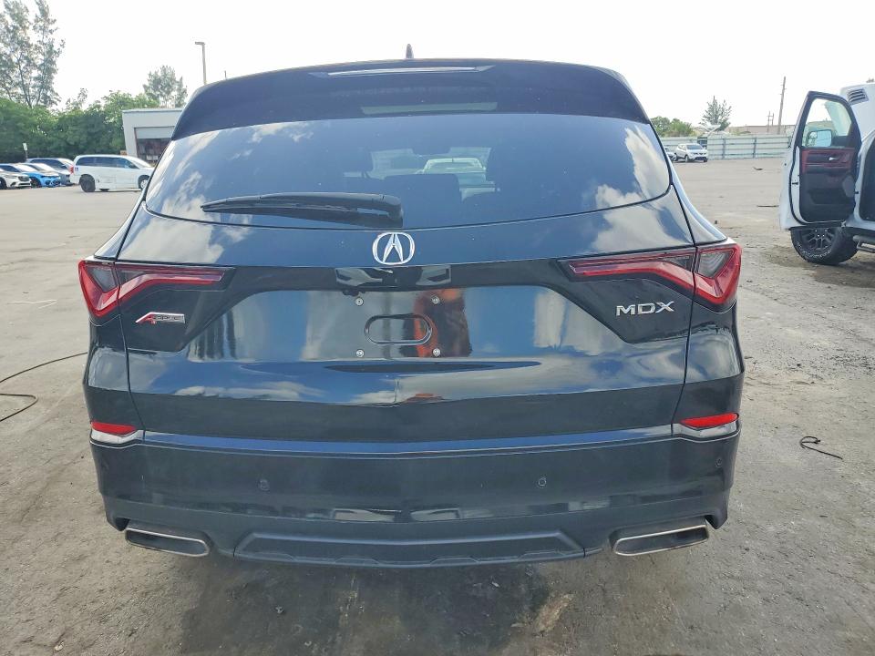 2023 Acura Mdx VIN 5J8YE1H01PL034327 COPART salvage auction — VANDALISM, AZ - CERTIFICATE OF TITLE, sold $18,000 on 2026-07-29 (photo 6)