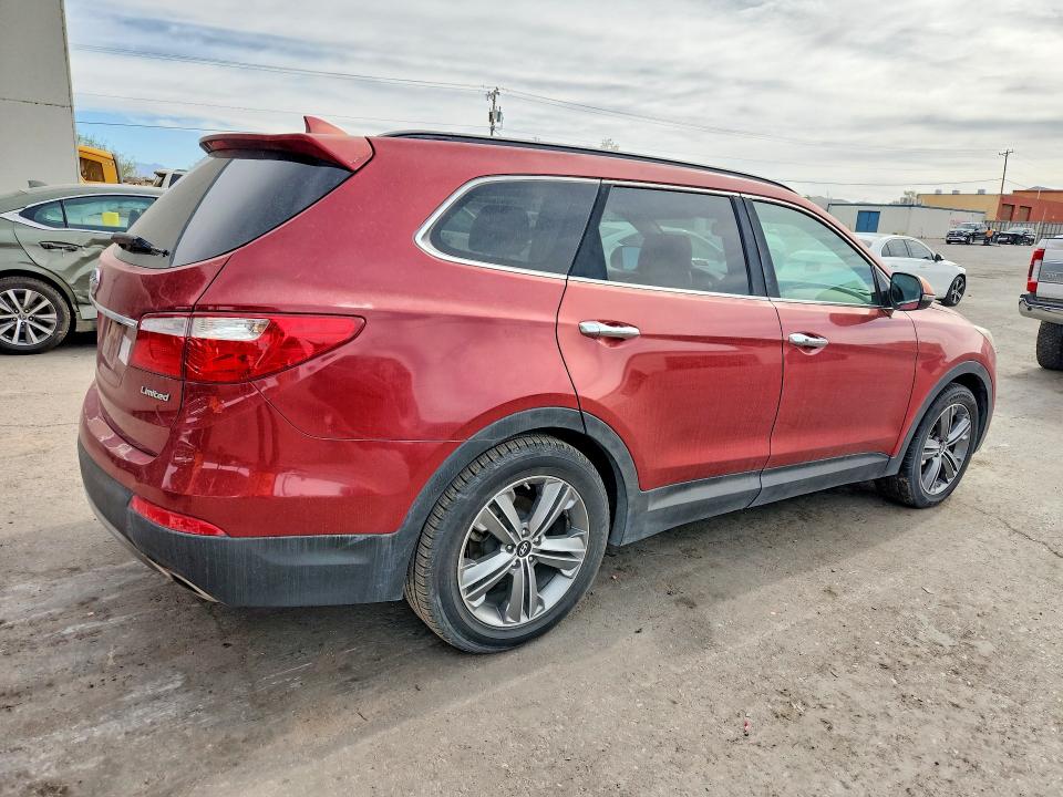 2013 Hyundai Santa fe VIN KM8SR4HF4DU024178 COPART salvage auction — MECHANICAL, TX - CERTIFICATE OF TITLE, sold $1,350 on 2026-07-10 (photo 3)