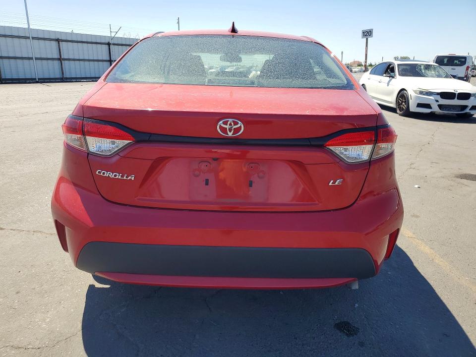 2020 Toyota Corolla VIN 5YFEPRAE4LP090120 COPART salvage auction — FRONT END, Ca - Salvage Certificate, sold $3,600 on 2026-07-23 (photo 6)