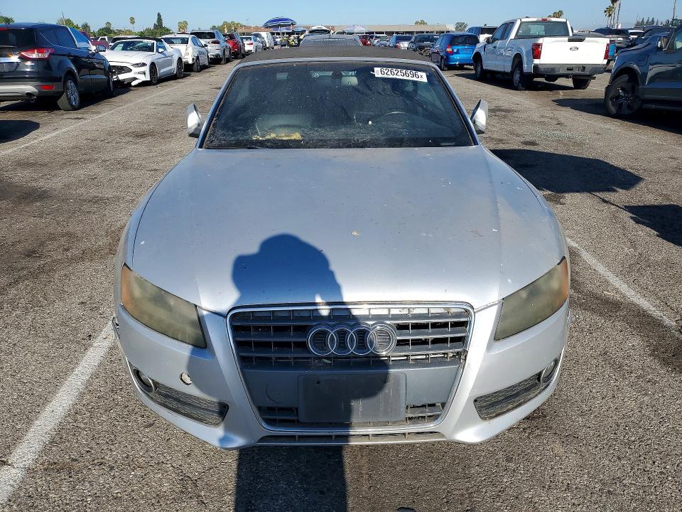 2011 Audi A5 VIN WAUJFAFH3BN006495 COPART salvage auction — MECHANICAL, Ca - Dis/Dlr/Exp Only Clean Title, sold $100 on 2026-07-28 (photo 5)