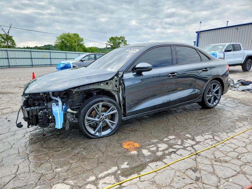 2024 Audi A3 VIN WAUAUDGY0RA135897 COPART salvage auction — FRONT END, Tn - Salvage Certificate, sold $8,300 on 2026-09-14 (photo 1)