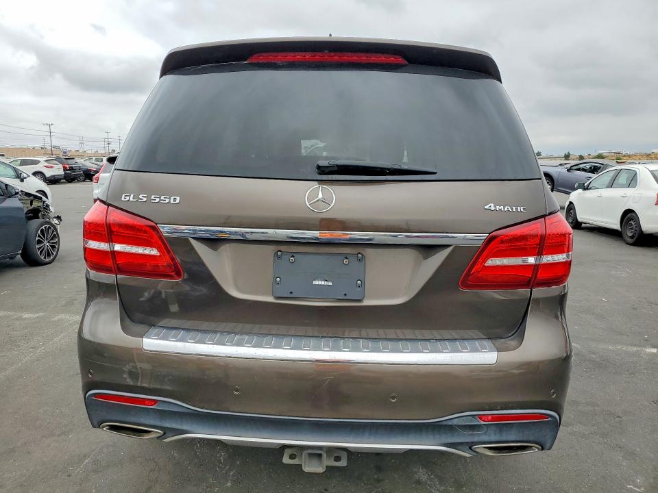 2017 Mercedes-benz Gls-class VIN 4JGDF7DE0HA838271 COPART salvage auction — MINOR DENT/SCRATCHES, CA - DIS/DLR/EXP ONLY CLEAN TITLE, sold $6,700 on 2026-09-09 (photo 6)