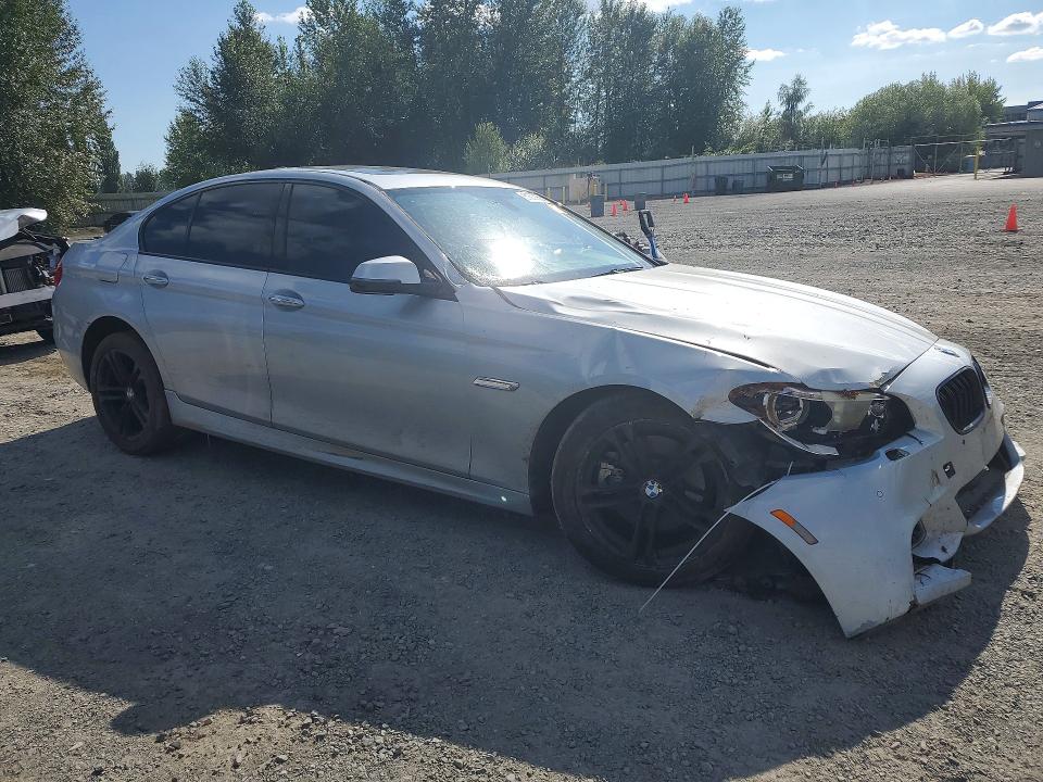 2014 BMW 5er VIN WBA5A5C53ED504384 COPART salvage auction — FRONT END, Wa - Vehicle Cert Of Ownership-Titl, sold $275 on 2026-07-27 (photo 4)