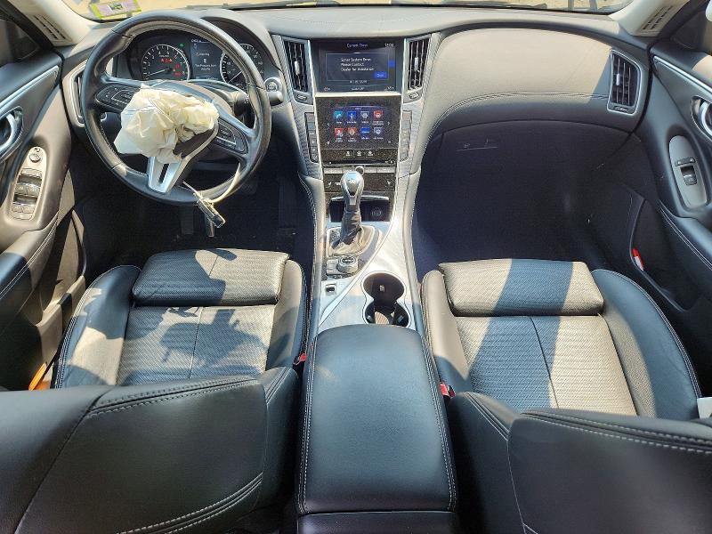 2019 Infiniti Q50 VIN JN1EV7AR0KM591300 COPART salvage auction — FRONT END, Nj - Cert Of Title-Salvage, sold $225 on 2026-07-29 (photo 8)