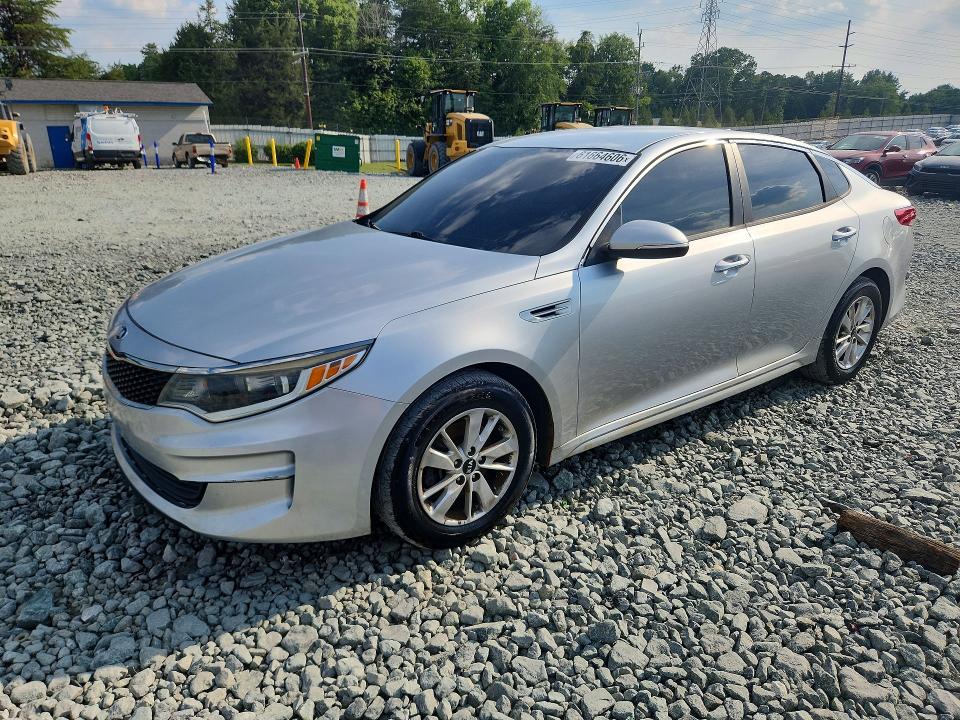 2016 Kia Optima VIN 5XXGT4L3XGG107147 COPART salvage auction — VANDALISM, Nc - Dealer Only Clean Title, sold $325 on 2026-07-22 (photo 1)