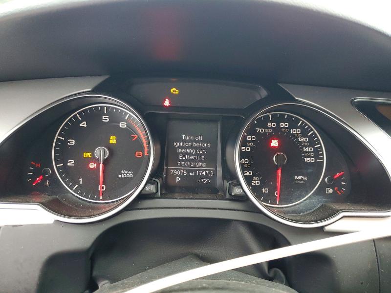 2015 Audi A5 VIN WAUCFAFRXFA046541 COPART salvage auction — FRONT END, PA - CERTIFICATE OF SALVAGE, sold $400 on 2026-07-22 (photo 9)