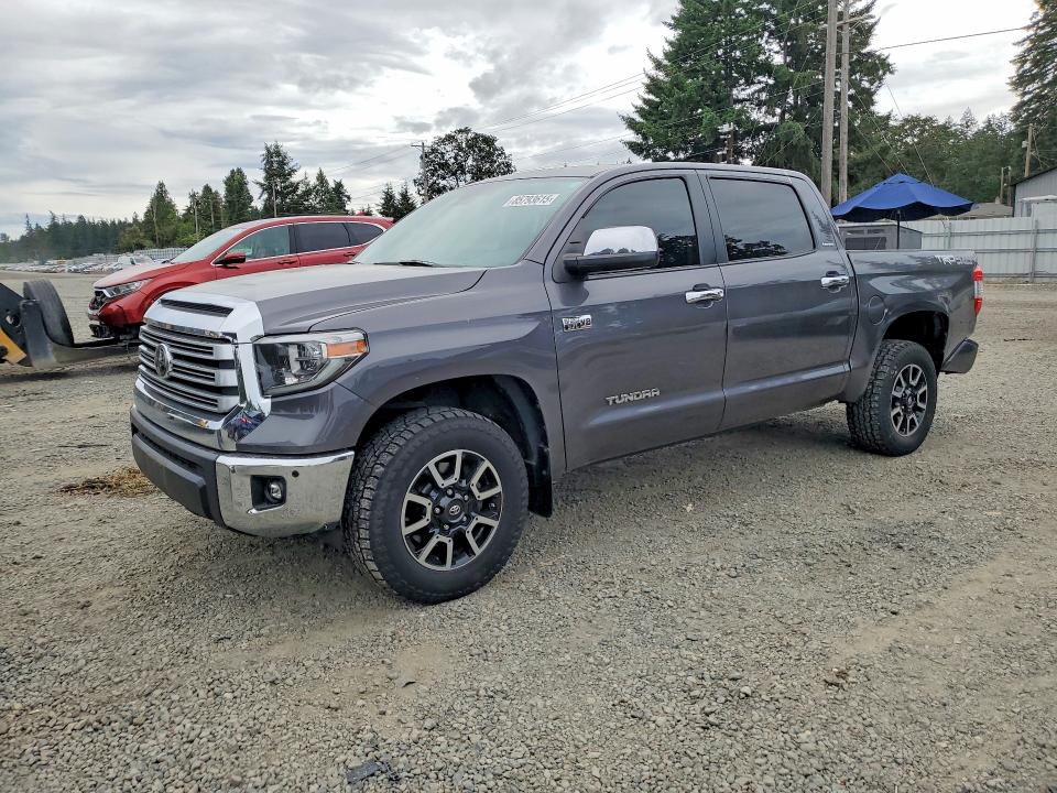 2018 Toyota Tundra VIN 5TFHY5F16JX760144 COPART salvage auction — REAR END, WA - BILL OF SALE, sold $20,400 on 2026-07-10 (photo 1)