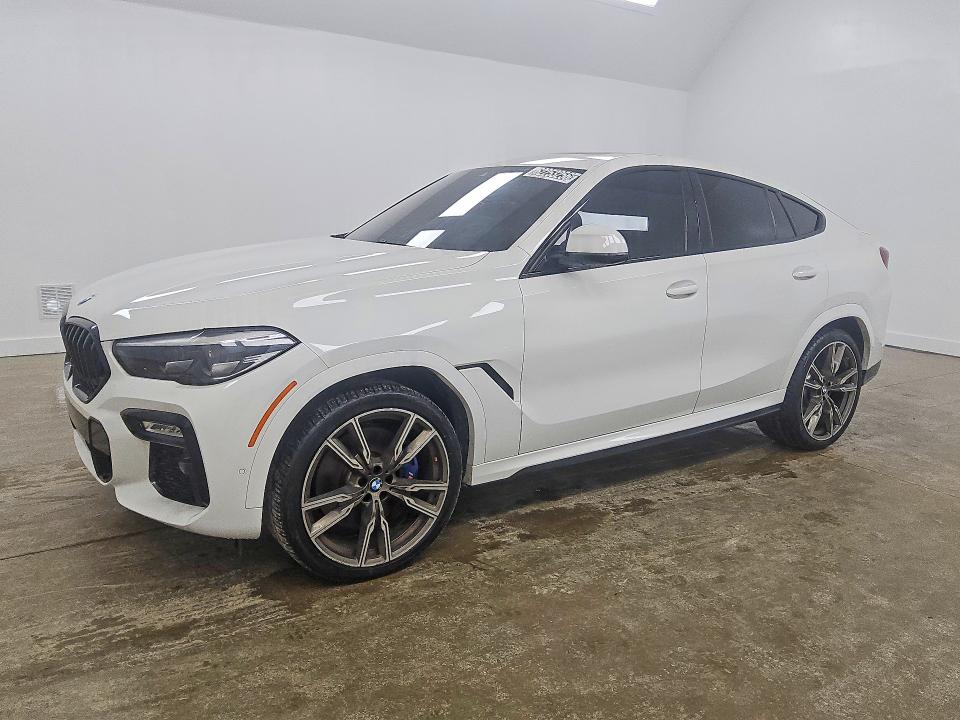 2021 BMW X6 VIN 5UXCY8C01M9E51232 — COPART salvage auction photo