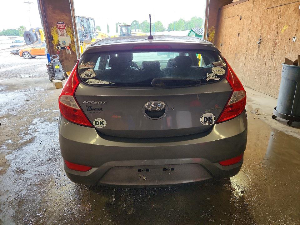 2015 Hyundai Accent VIN KMHCT5AE9FU220861 COPART salvage auction — MECHANICAL, Pa - Cert Of Title, sold $175 on 2026-07-23 (photo 6)
