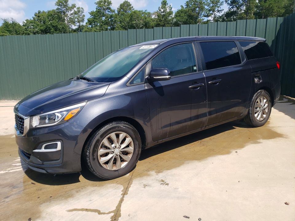 2019 Kia SEDONA VIN KNDMB5C17K6570140 COPART salvage auction — REAR END, SC - CERTIFICATE OF TITLE, sold $1,100 on 2026-07-28 (photo 1)
