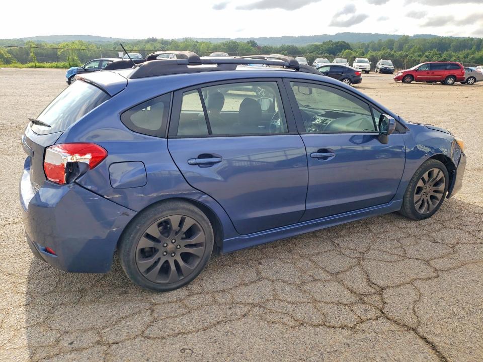 2012 Subaru Impreza VIN JF1GPAL61CH222297 COPART salvage auction — FRONT END, Va - Cert Of Title - Salvage, sold $250 on 2026-07-31 (photo 3)
