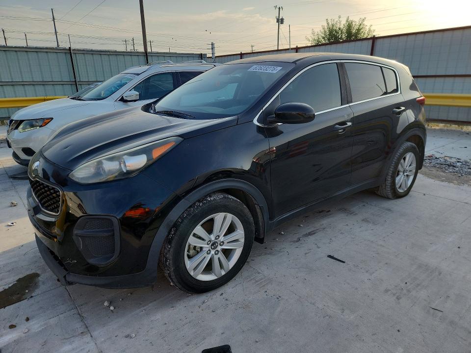 2018 Kia Sportage VIN KNDPM3AC7J7392870 COPART salvage auction — FRONT END, Tx - Certificate Of Title, sold $2,200 on 2026-07-31 (photo 1)