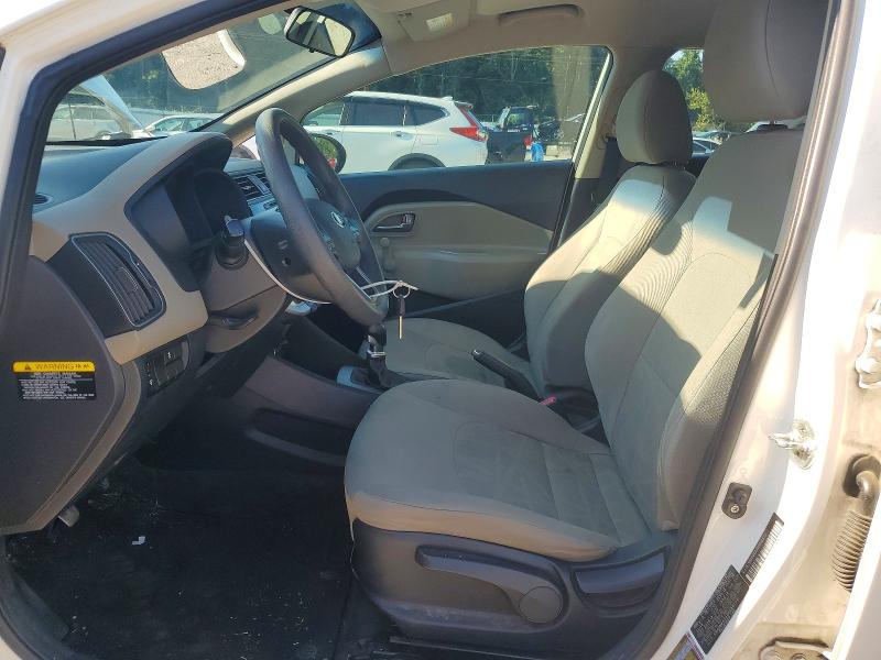 2016 Kia Rio VIN KNADM4A34G6688112 COPART salvage auction — MECHANICAL, VA - CERTIFICATE OF TITLE, sold $275 on 2026-07-28 (photo 7)