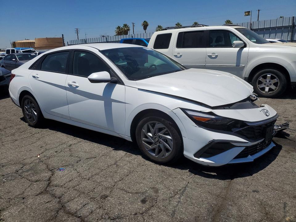 2024 Hyundai Elantra VIN KMHLM4DG8RU807643 COPART salvage auction — FRONT END, Ca - Dis/Dlr/Exp Only Clean Title (P), sold $1,900 on 2026-07-27 (photo 4)