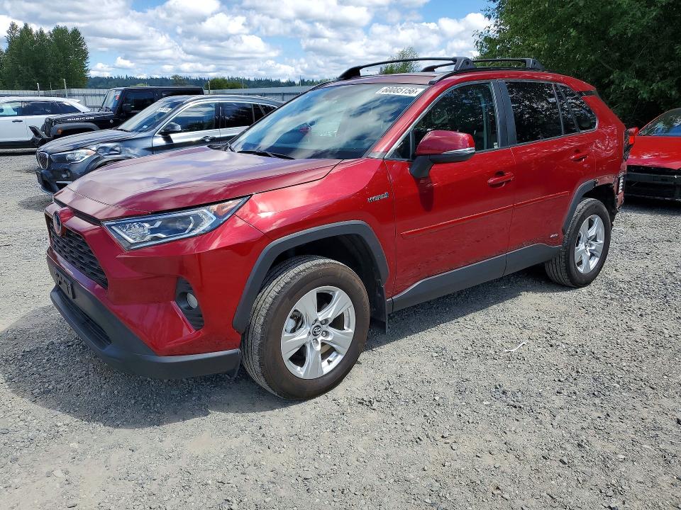 2020 Toyota Rav4 hybrid VIN 2T3RWRFV2LW079054 — COPART salvage auction photo
