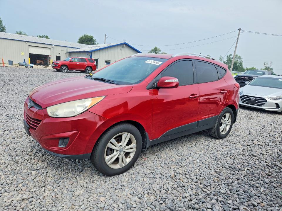 2012 Hyundai Tucson VIN KM8JU3AC8CU524928 COPART salvage auction — REAR END, IL - CERTIFICATE OF TITLE, sold $175 on 2026-07-27 (photo 1)