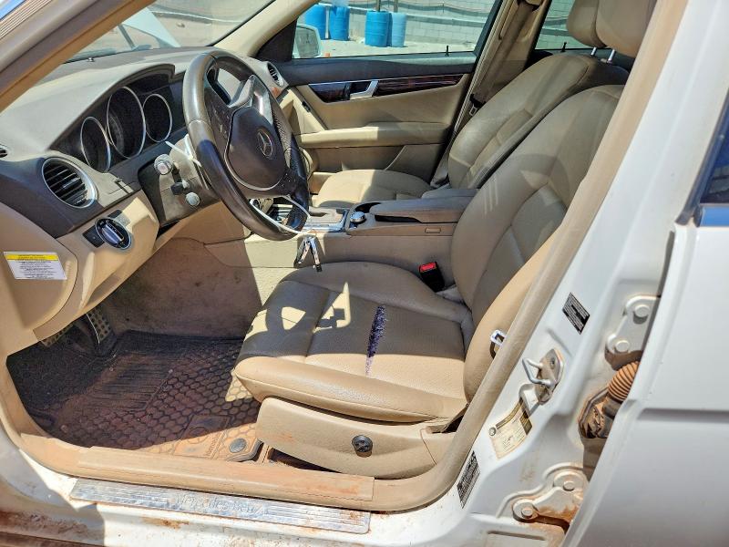 2014 Mercedes-benz VIN WDDGF8AB0ER307057 COPART salvage auction — FRONT END, Nm - Cert Of Title-Salvage, sold $650 on 2026-08-17 (photo 7)