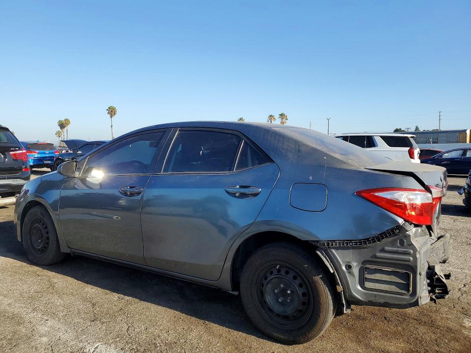 2015 Toyota Corolla VIN 5YFBURHE8FP262414 COPART salvage auction — REAR END, Ca - Salvage Certificate, sold $2,300 on 2026-09-08 (photo 2)