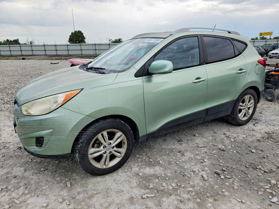2010 Hyundai Tucson VIN KM8JU3AC9AU111896 COPART salvage auction — MECHANICAL, IL - CERTIFICATE OF TITLE, sold $1,000 on 2026-07-27 (photo 1)