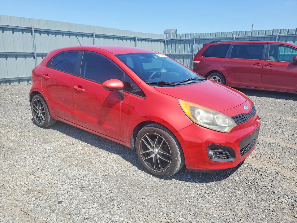 2012 Kia Rio VIN KNADM5A35C6735521 COPART salvage auction — PARTIAL REPAIR, ON - PERMIT NO BRAND - UNFIT, sold $225 on 2026-07-28 (photo 4)
