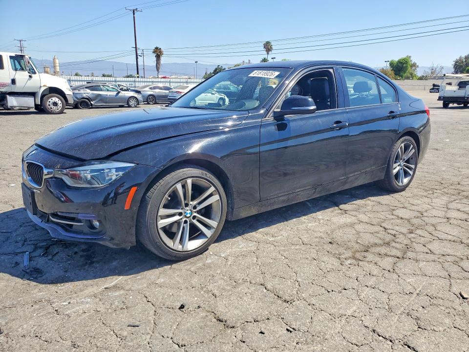2016 BMW 3er VIN WBA8E9C59GK643698 COPART salvage auction — REAR END, Ca - Salvage Certificate, sold $2,600 on 2026-07-30 (photo 1)