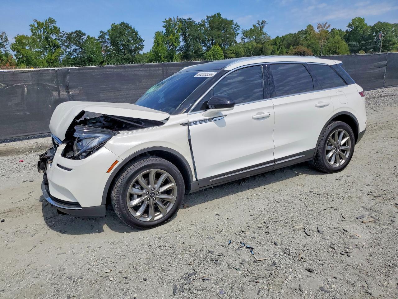 2021 Lincoln Corsair VIN 5LMCJ1D93MUL00485 COPART salvage auction — Front End, SC - CERT OF TITLE-SALVAGE, sold $2,000 on 2026-09-02 (photo 1)