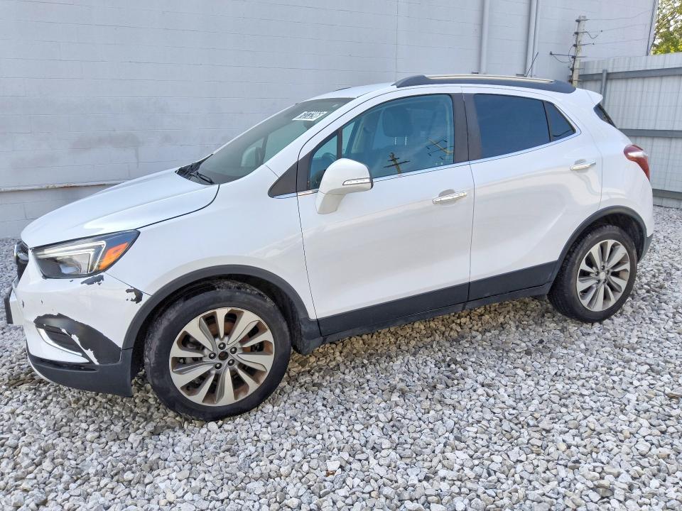 2018 Buick Encore VIN KL4CJASBXJB705726 COPART salvage auction — MECHANICAL, OH - CERTIFICATE OF TITLE (P), sold $575 on 2026-07-28 (photo 1)