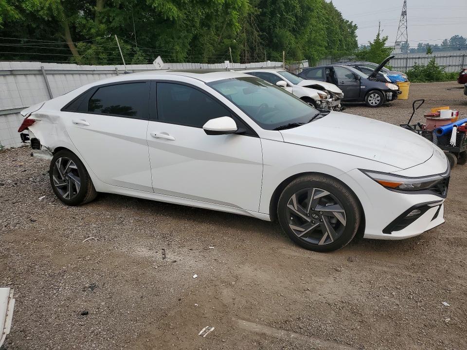 2024 Hyundai Elantra VIN KMHLM4DG8RU708286 COPART salvage auction — UNDERCARRIAGE, On - Permit No Brand - Unfit, sold $3,150 on 2026-07-28 (photo 4)