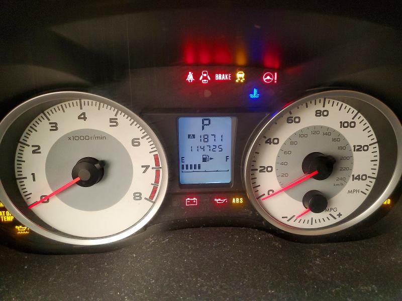2012 Subaru Impreza VIN JF1GPAC69CH226775 COPART salvage auction — ENGINE BURN, Ny - Mv-907A Salvage Certificate, sold $400 on 2026-07-27 (photo 9)