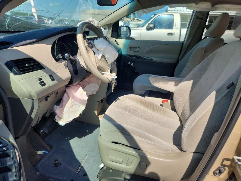 2011 Toyota Sienna VIN 5TDKK3DCXBS125113 COPART salvage auction — FRONT END, Pa - Certificate Of Salvage, sold $900 on 2026-07-29 (photo 7)