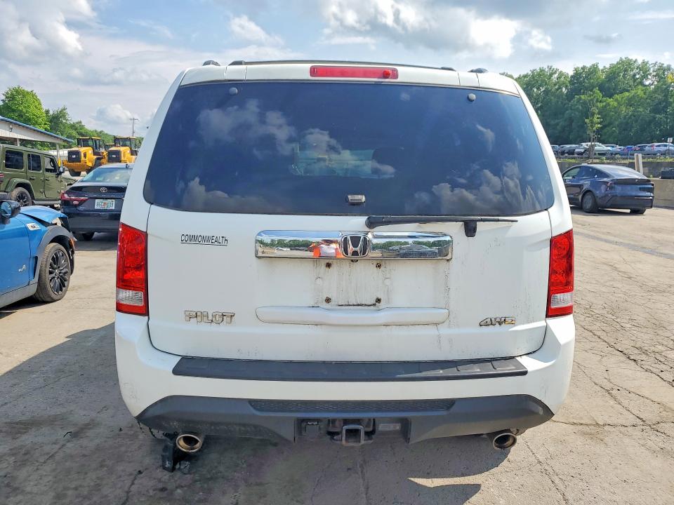 2012 Honda Pilot VIN 5FNYF4H79CB029304 COPART salvage auction — MECHANICAL, Ny - Certificate Of Title, sold $325 on 2026-07-20 (photo 6)