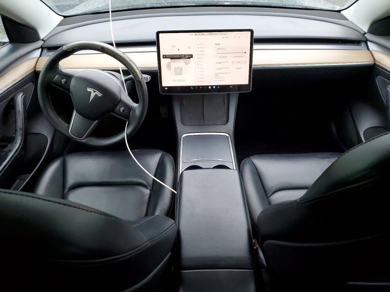 2022 Tesla Model 3 VIN 5YJ3E1EA2NF287999 COPART salvage auction — REAR END, Wa - Vehicle Cert Of Ownership-Titl, sold $125 on 2026-07-27 (photo 8)