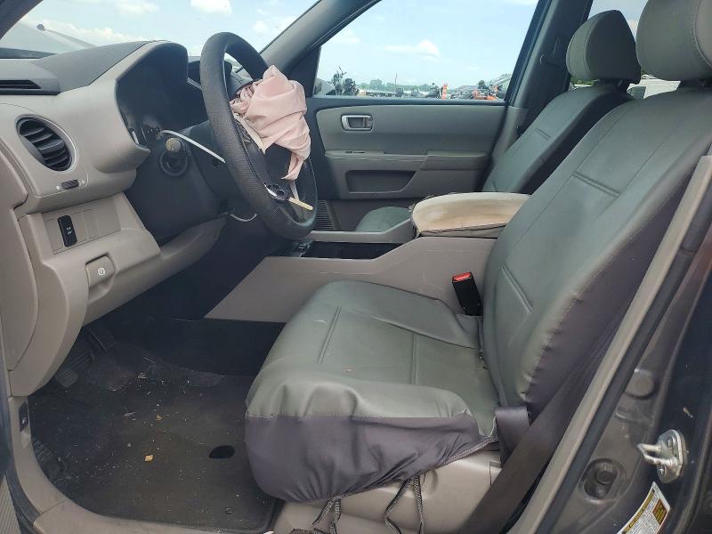 2011 Honda Pilot VIN 5FNYF4H49BB101090 COPART salvage auction — FRONT END, Mo - Certificate Of Title, sold $350 on 2026-07-10 (photo 7)