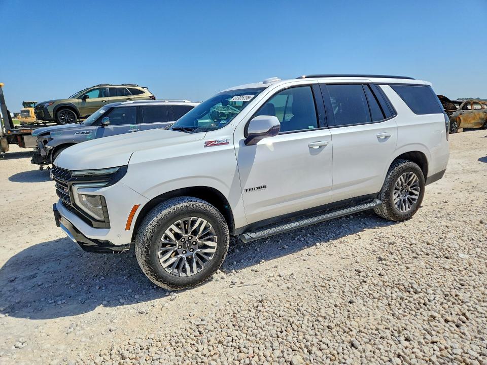 2025 Chevrolet Tahoe VIN 1GNS6PRD8SR351525 COPART salvage auction — REAR END, Tx - Salvage Vehicle Title, sold $15,300 on 2026-07-30 (photo 1)