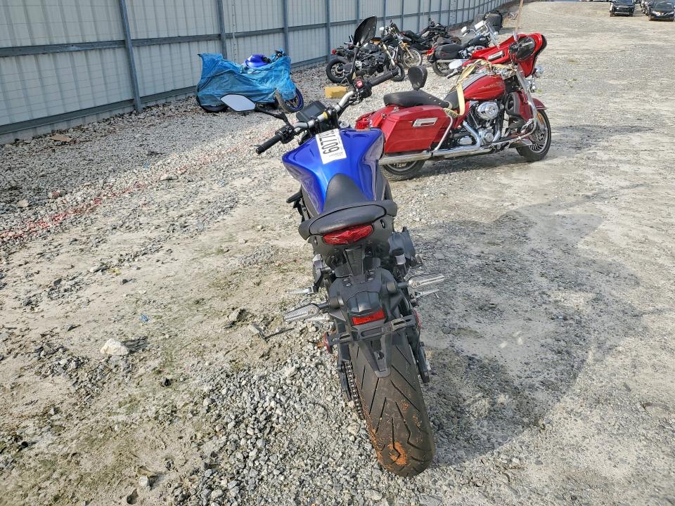 2023 Yamaha Mt VIN JYARN71E5PA005089 COPART salvage auction — FRONT END, Ga - Cert Of Title-Salvage, sold $3,850 on 2026-07-30 (photo 4)