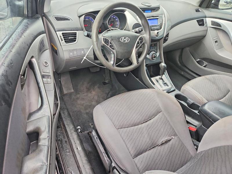 2013 Hyundai Elantra VIN KMHDH6AE2DU009381 COPART salvage auction — FRONT END, MO - CERT OF TITLE-PRIOR SALVAGE, sold $400 on 2026-07-27 (photo 8)