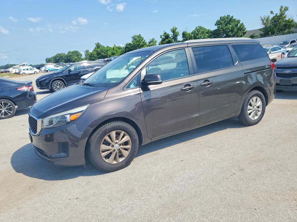 2017 Kia SEDONA VIN KNDMB5C13H6238396 COPART salvage auction — NORMAL WEAR, IL - CERTIFICATE OF TITLE, sold $1,100 on 2026-07-28 (photo 1)