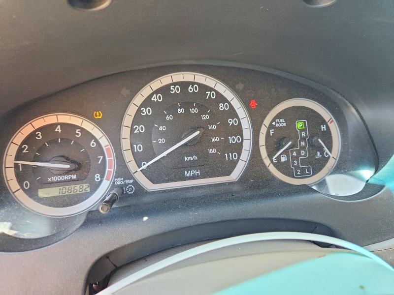 2008 Toyota Sienna VIN 5TDZK23C68S141120 COPART salvage auction — FRONT END, CA - SALVAGE CERTIFICATE, sold $1,050 on 2026-07-27 (photo 9)