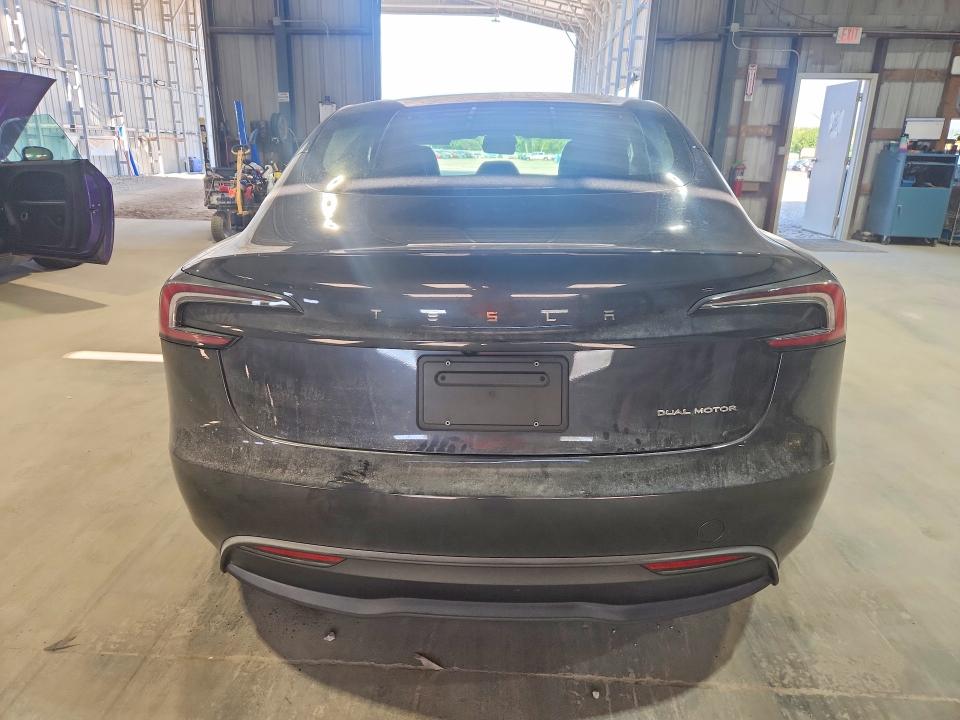 2024 Tesla Model 3 VIN 5YJ3E1EBXRF836833 COPART salvage auction — UNDERCARRIAGE, TX - CERTIFICATE OF TITLE (P), sold $14,200 on 2026-07-27 (photo 6)