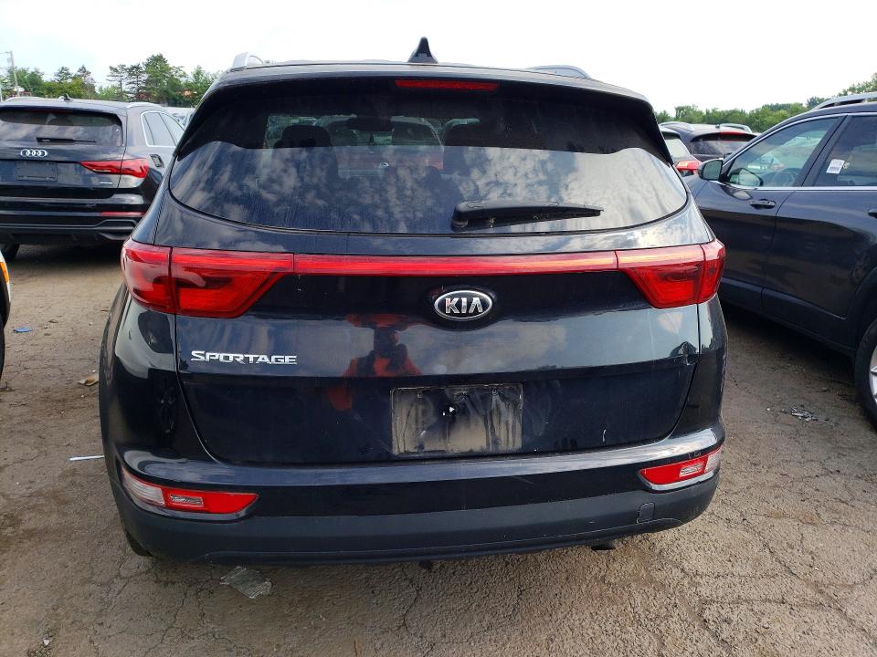 2017 Kia Sportage VIN KNDPMCAC0H7085938 COPART salvage auction — FRONT END, CT - CERT OF TITLE-SALVAGE, sold $2,200 on 2026-07-17 (photo 6)