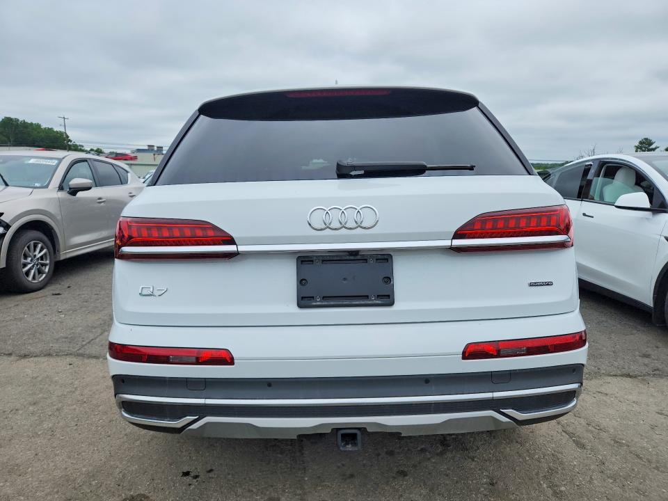 2022 Audi Q7 VIN WA1LJBF7XND019675 COPART salvage auction — FRONT END, Pa - Certificate Of Salvage, sold $22,300 on 2026-07-14 (photo 6)